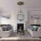 Ekena Millwork Small Classic Ceiling Medallion (Fits Canopies up to 10"), 40 1/4"OD x 3 1/8"P, Spartan Stone CM40CLSSF - alternate 3